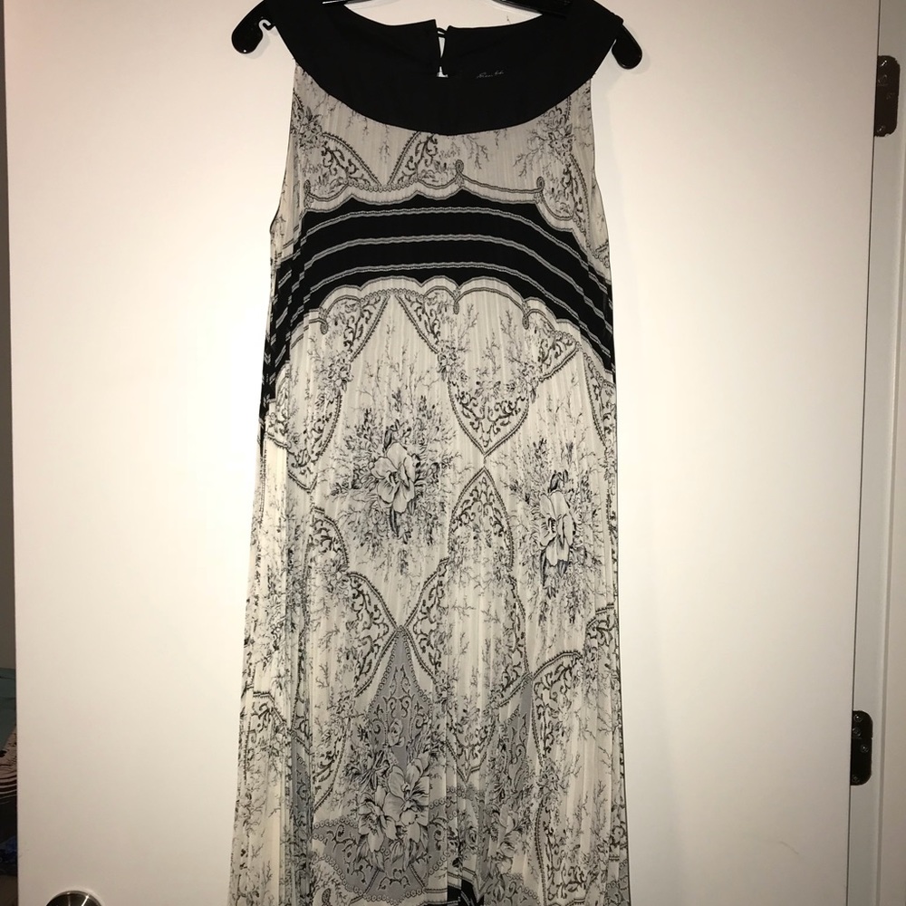 Cream with black design